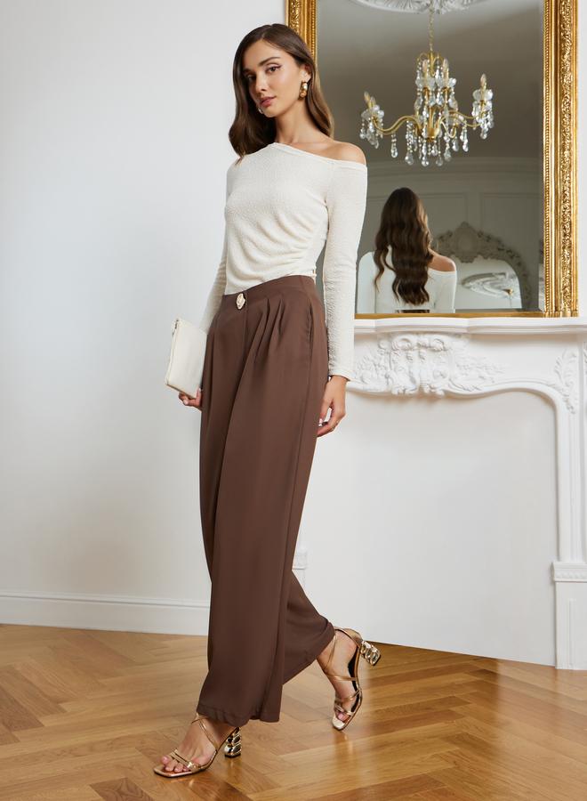 ستايلي بلوزة بكتف واحد - Image 1